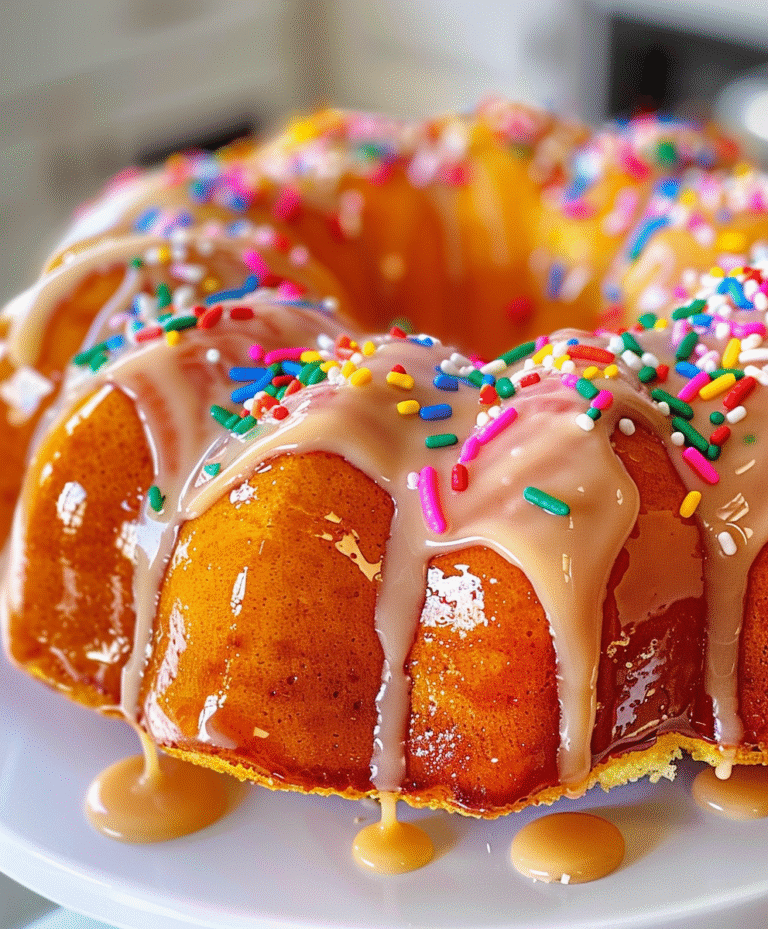 EASIEST LEMON BUNDT CAKE WITHOUT A MIXER