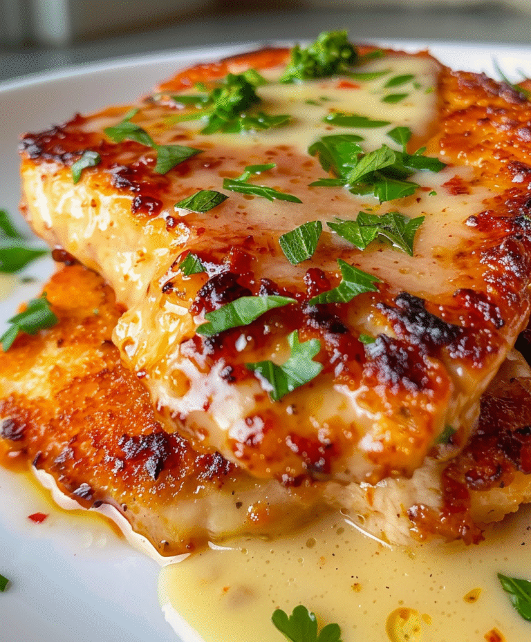 French style Cutlets with garlic sauce