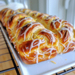 Lemon Zest Babka with a luscious lemon glaze